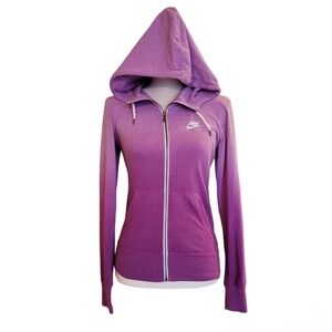 Nike Ombre Pink Purple Women's Zip-up Hoodie XS